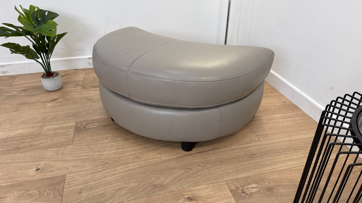 Stage Moon  - Leather half Moon Footstool