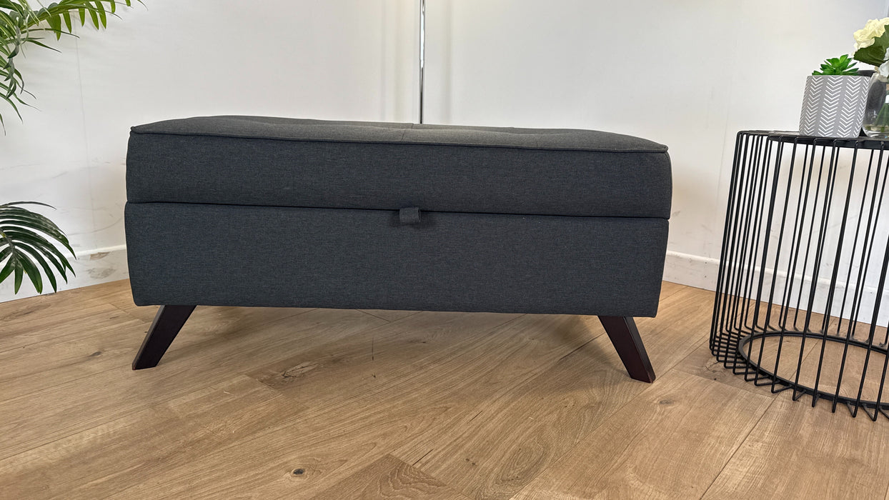 Adriana  - Fabric Storage Footstool