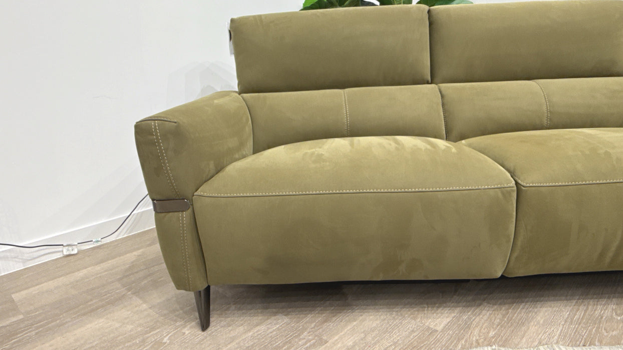 Sofology Arlington Fabric 3 Seater in Lifestyle Nubuck Feel Olive
