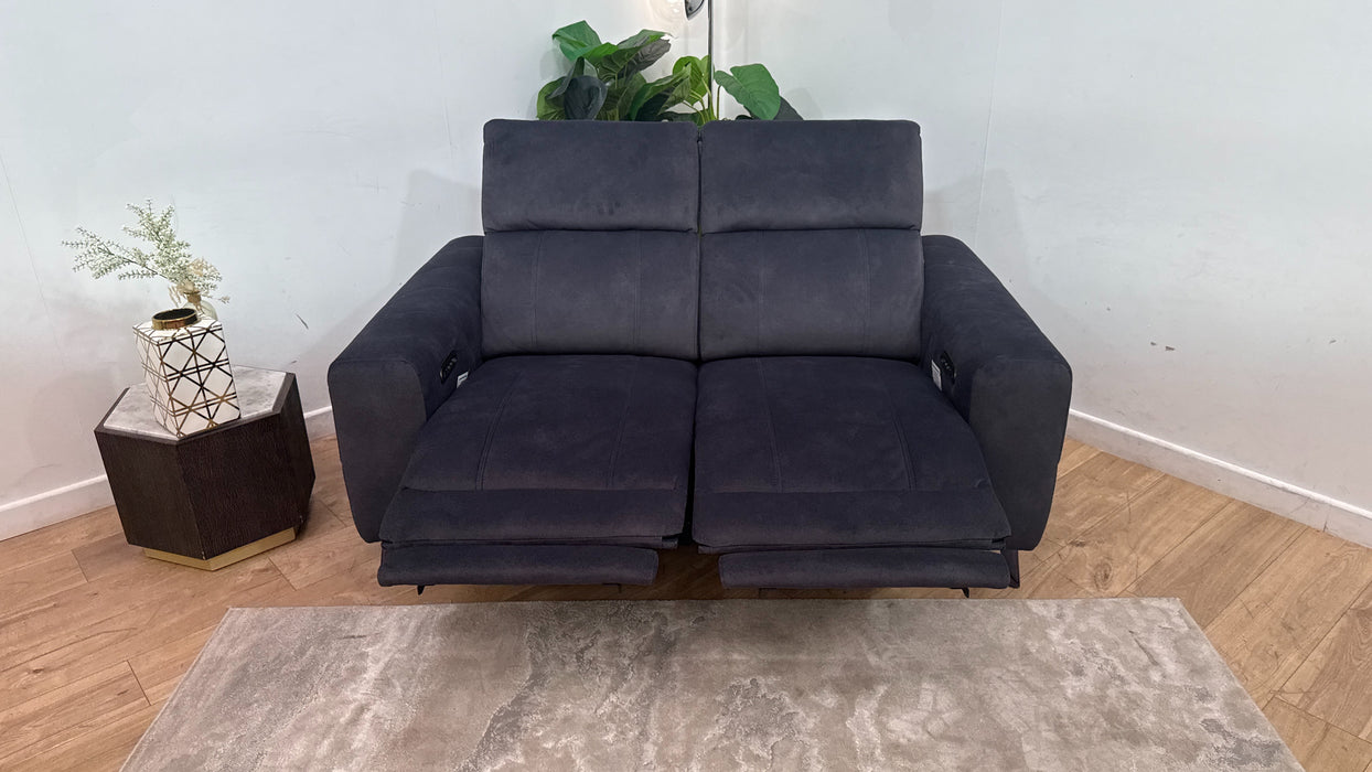 Sofology Allure Fabric 2 Seater Power Recliner & Power Headrest