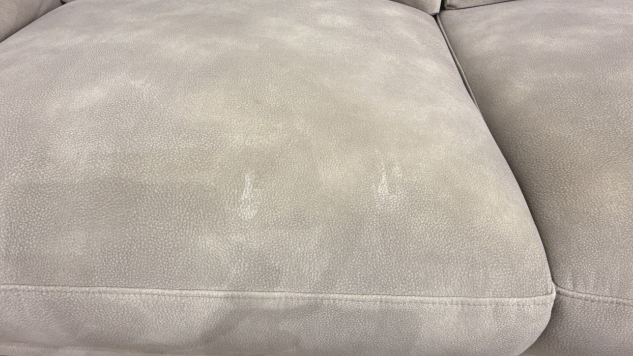 Sofology Illinois Fabric 3 Seater Chaise Power Recliner/Headrest Heated Seats in Lifestyle Mottled Marble