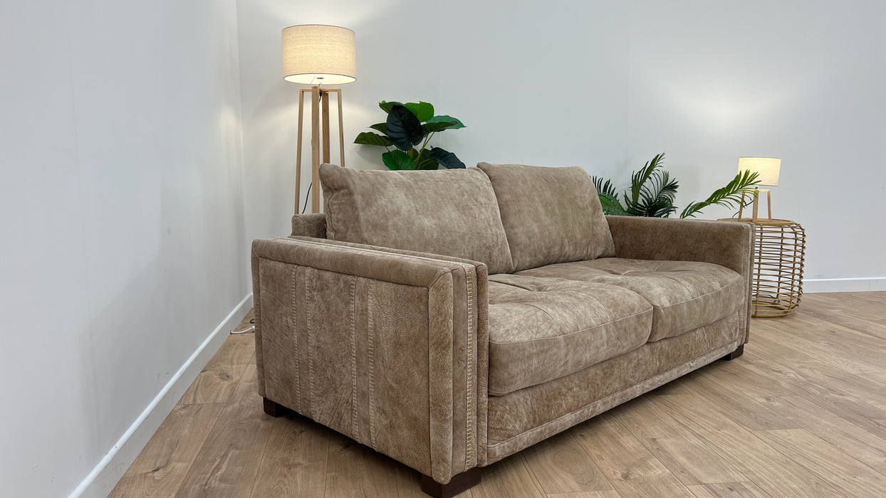 Huntsman 2 Seater - Leather Sofa - Utah Blonde