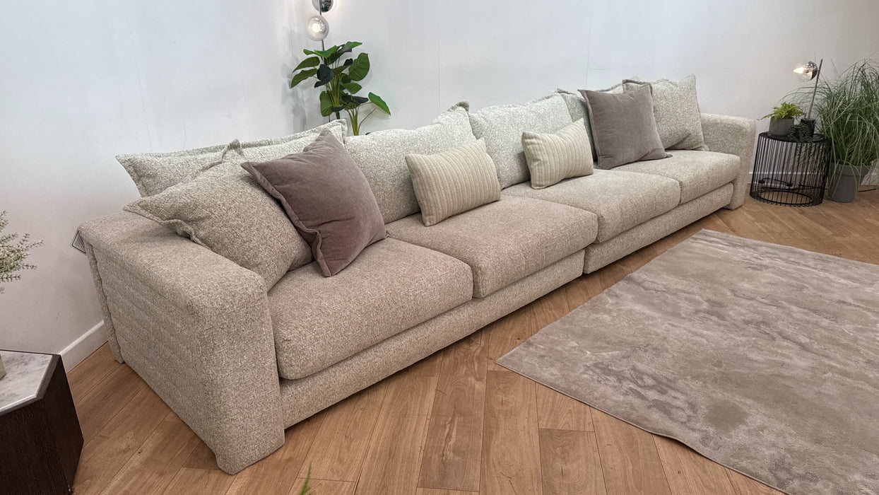 Sofology Cove Fabric Grande in Artisan Chenille Ecru Mix