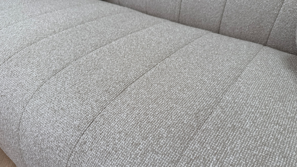 Sofology The Fitzrovia Fabric 2 Seater in Mini Boucle Natural Mix Without Trim