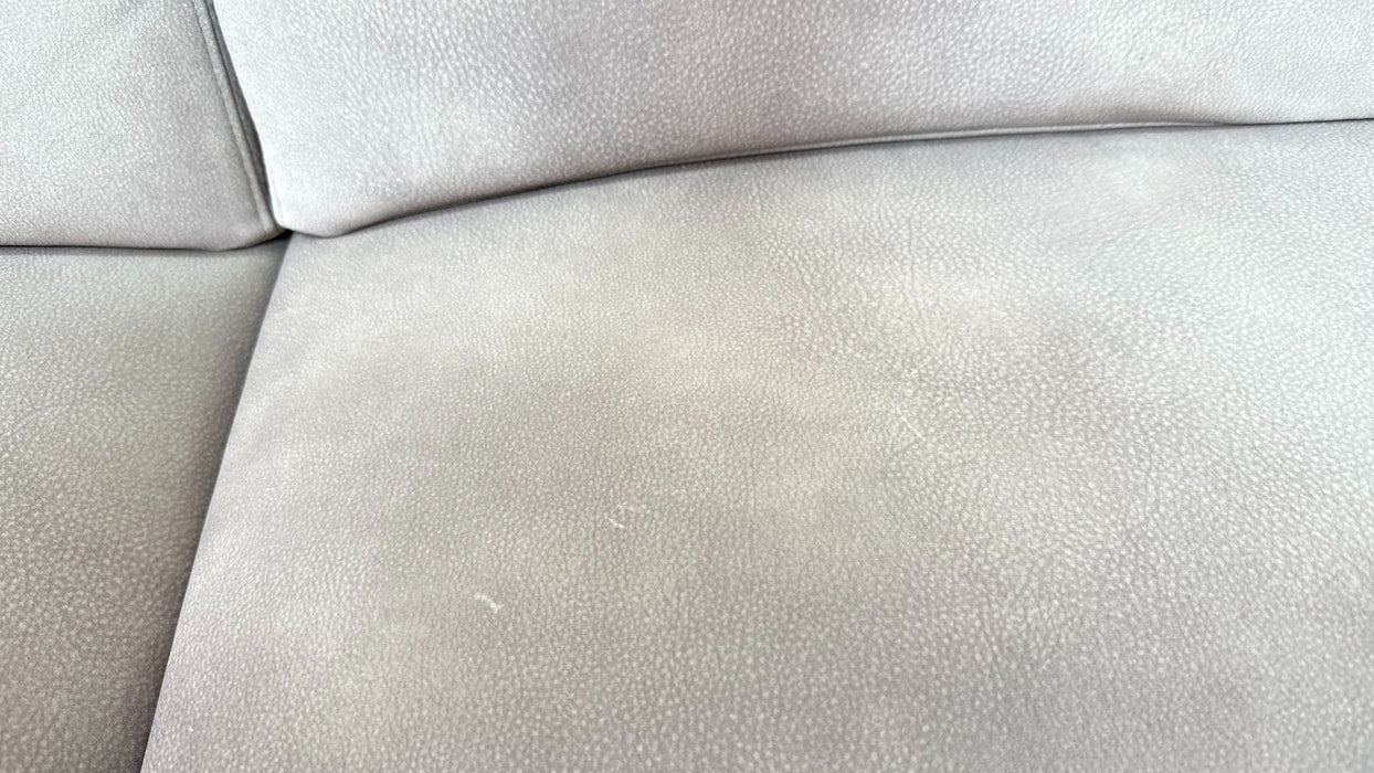Sofology Illinois Fabric 2 Corner 1 Power Recliner/Headrest in Lifestyle Mottled Latte