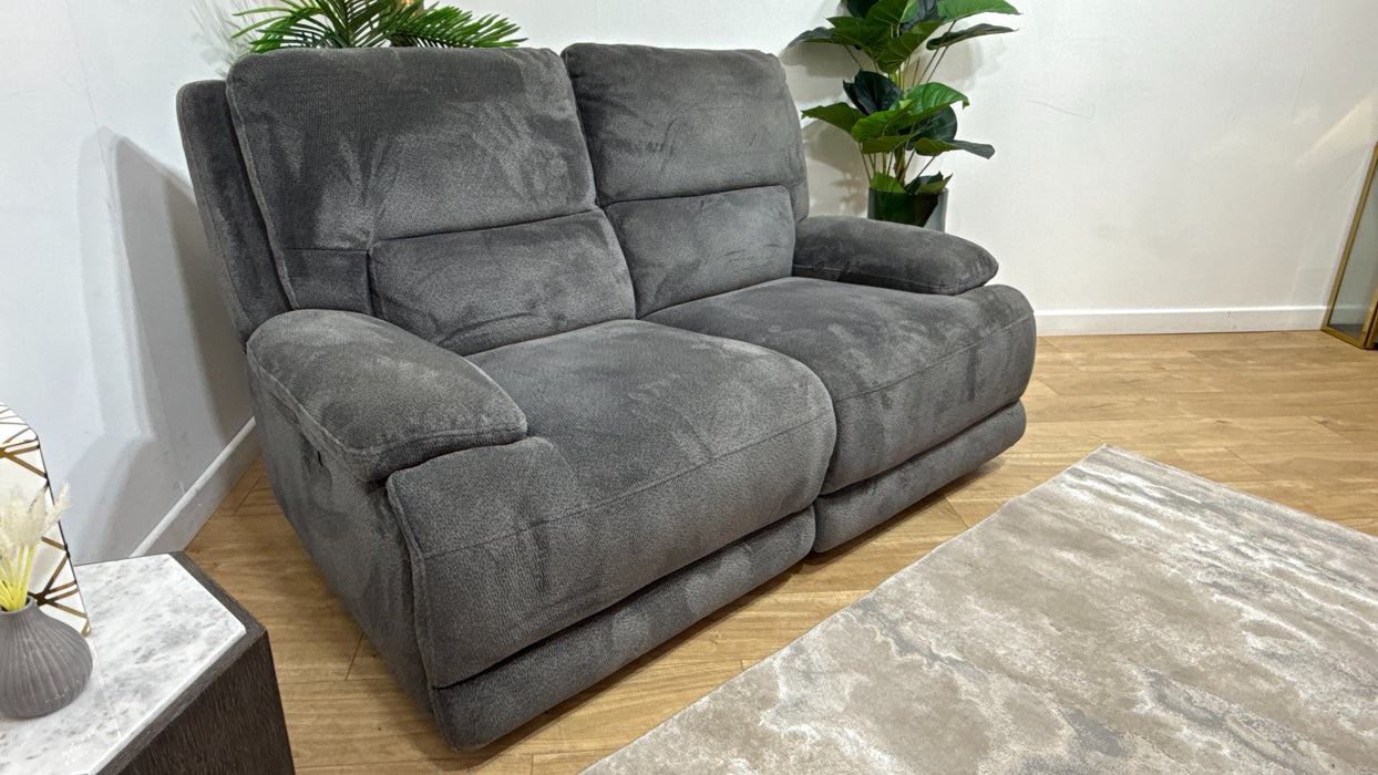 DFS Mallow 2 Seater Power Recliner in Grey
