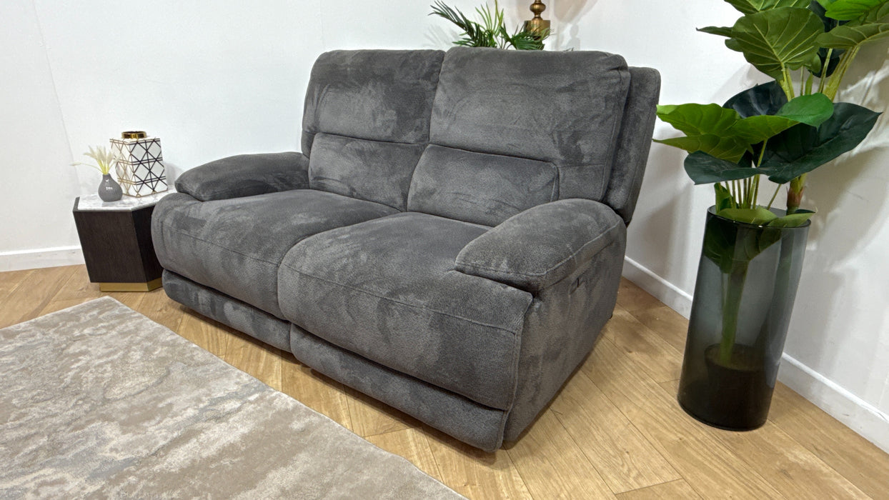 DFS Mallow 2 Seater Power Recliner in Grey