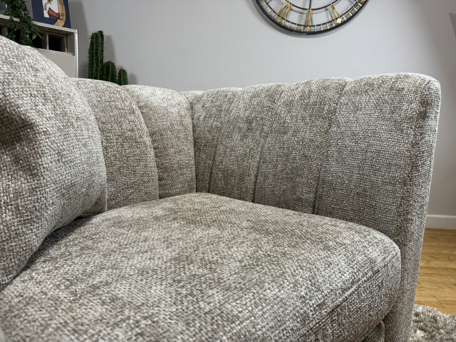 Downtown Swivel Chair Basketweave Linen All Over (WA2)