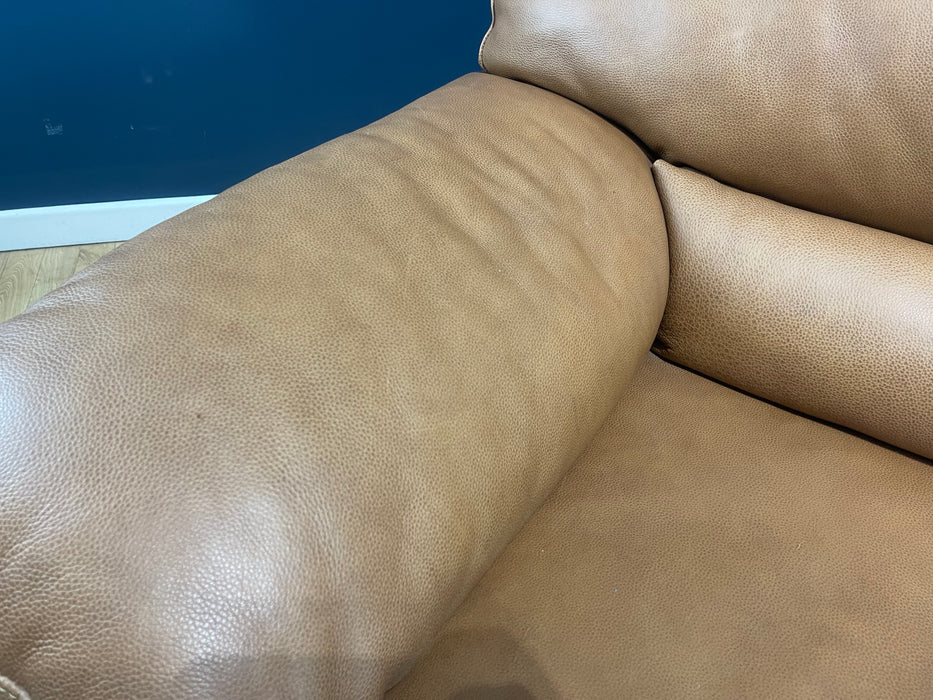 Santino Leather Loveseat - Apollo Tan (WA2)