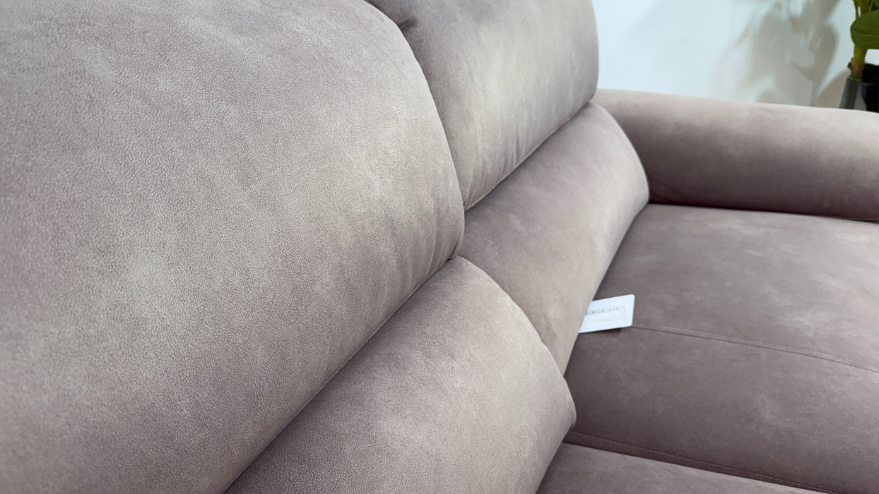 Sofology Bailey Fabric 2.5 Seater Power Recliner in Lifestyle Flecked Nutmeg