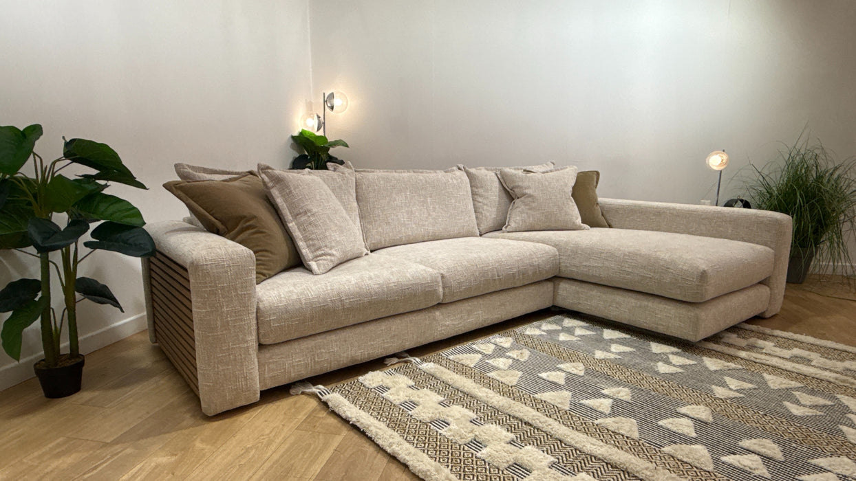 Sofology Cove 4 Seater Chaise in Odyssy Afterglow