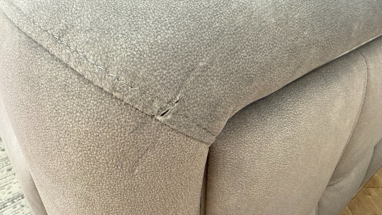 Sofology The Marvella 2.5 Fabric Power Recliner/Headrest in Lifestyle Flecked Stone