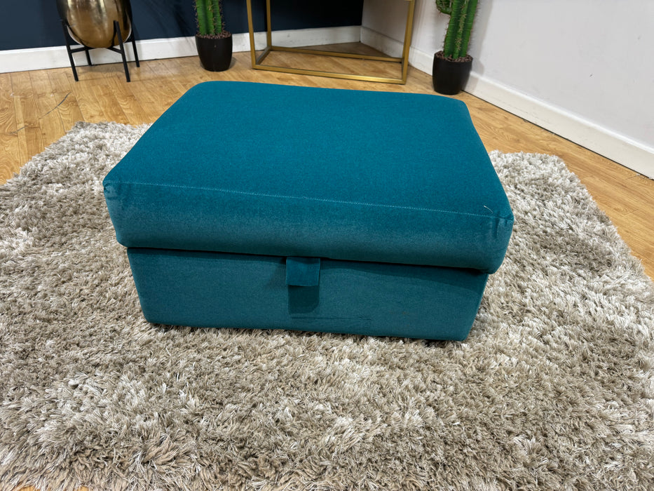 Finchley Storage Footstool Nordic Teal (WA2)