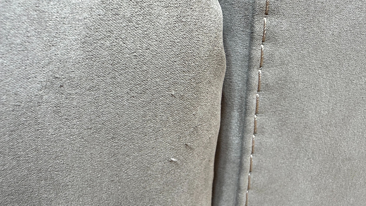 Sofology Laurence Fabric 2 Seater Power Recliner/Headrest in Lifestyle Textured Charcoal