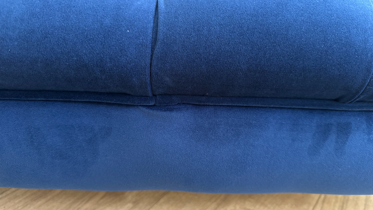 DFS Windsor	Fabric Footstool in Navy