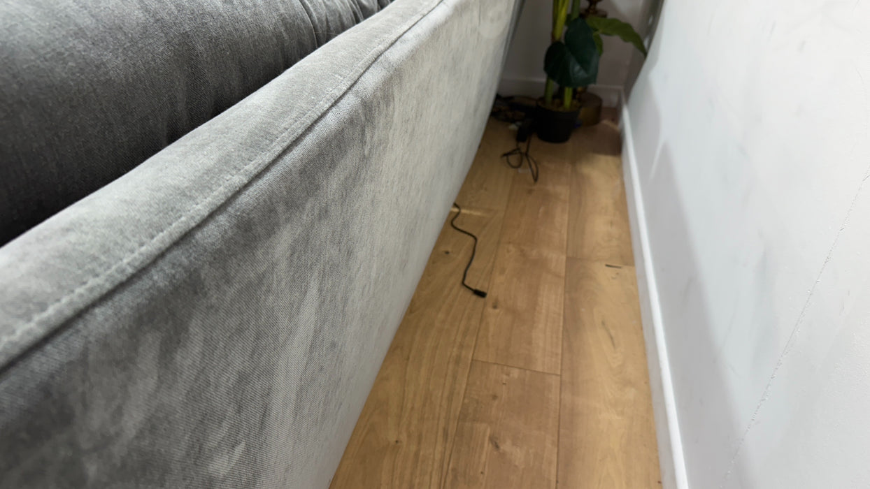 Sofology Cocoon Fabric 3 Corner 2 in Relaxed Chenille Charcoal