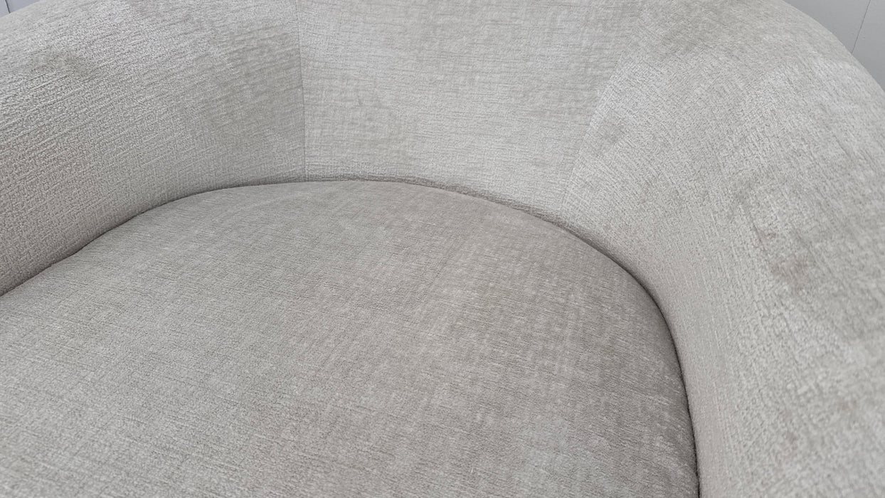 Sofology The Westwood Fabric Accent Chair in Teddy Chenille Mist