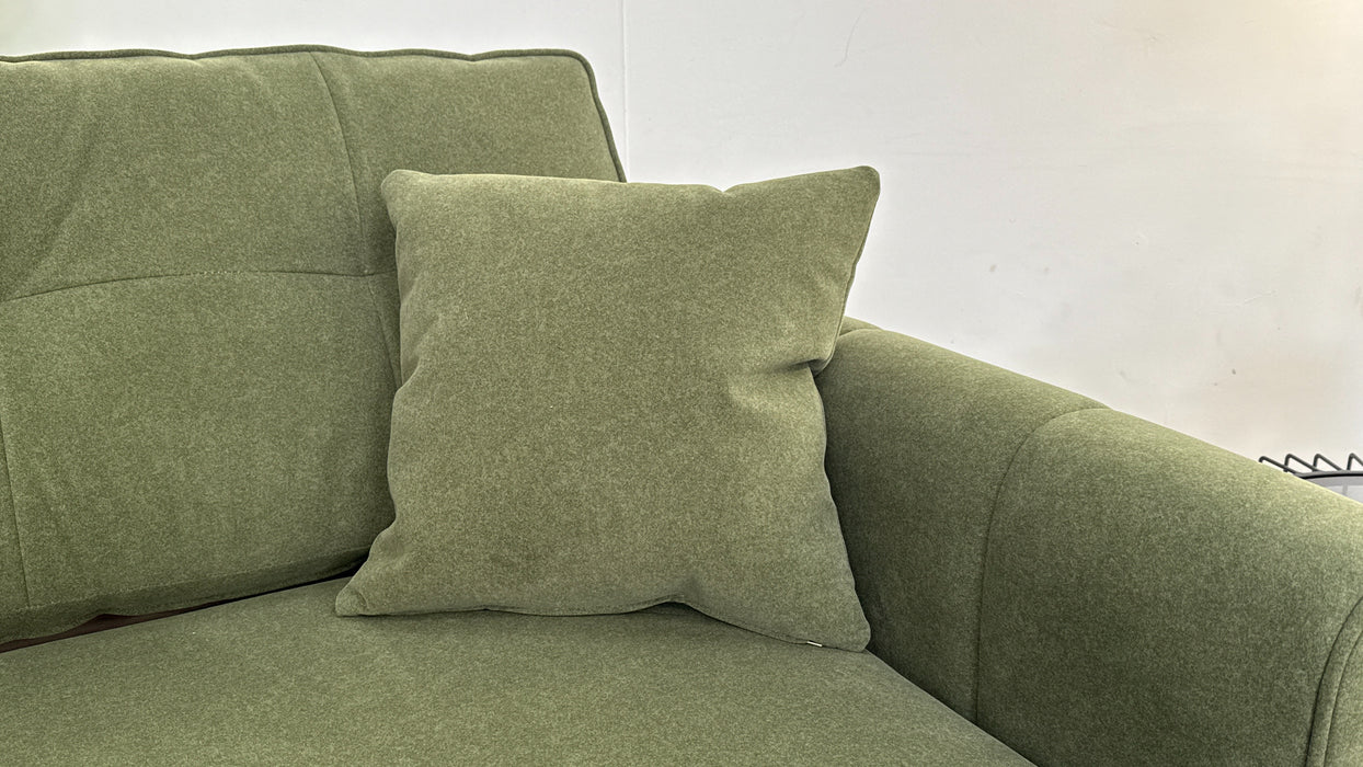 Sofology Islington Fabric 3 Seater Hypnos Deluxe Sofa Bed in Nordic Moss