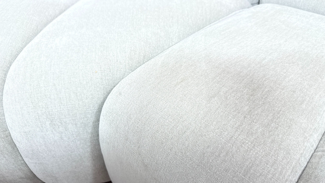 Sofology Waldorf Fabric 2 Corner 1.5 Chaise in Soft Chenille Linen Mix