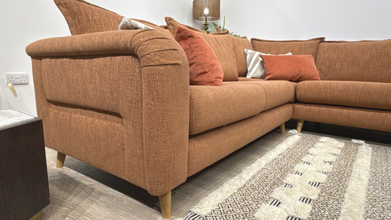 Sofolog Eastwood 3 Corner 3 Fabric Sofa in Pumpkin Jaeger Mix
