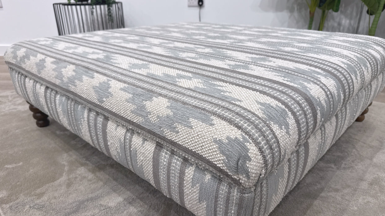 Sofology Sample Designer Footstool in Leonardo Sky