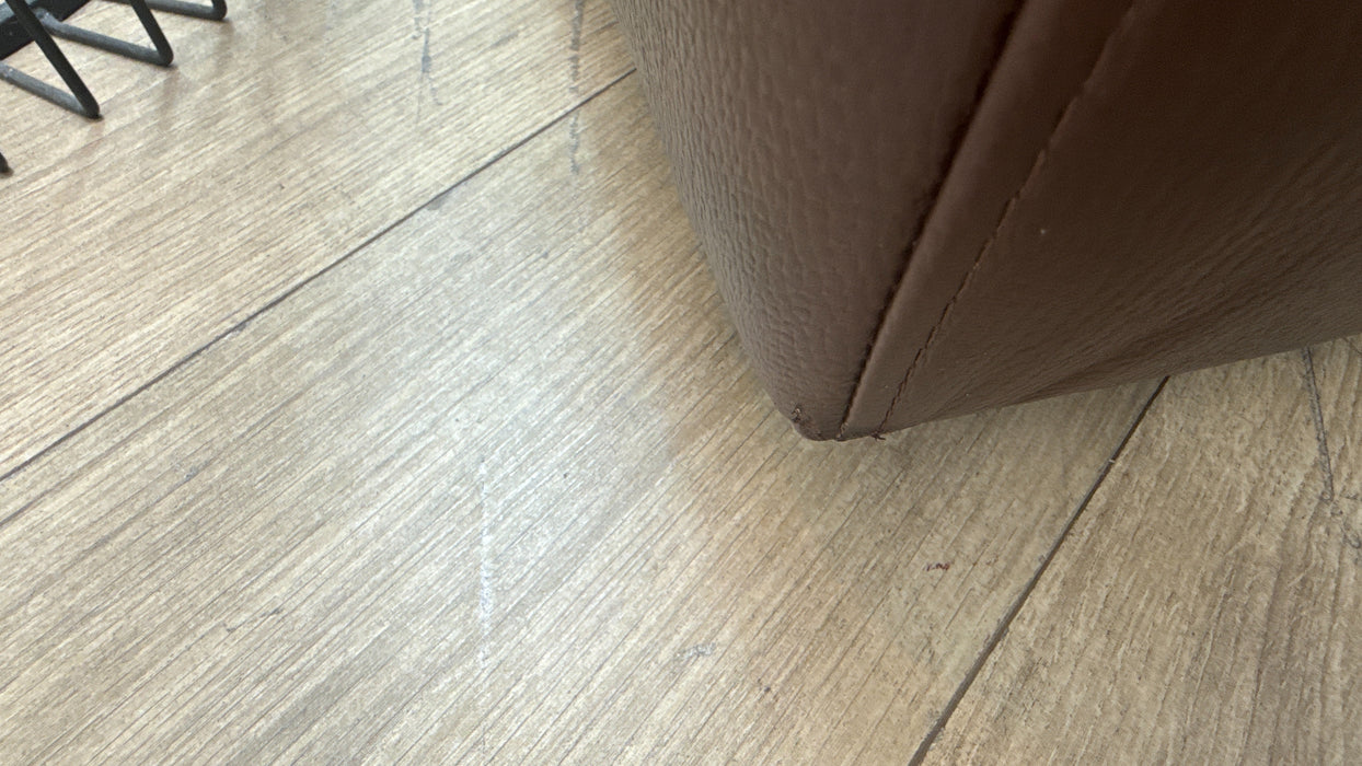 Sofology Gracie Leather 4 Seater Split in Trusty Sheen Chocolate