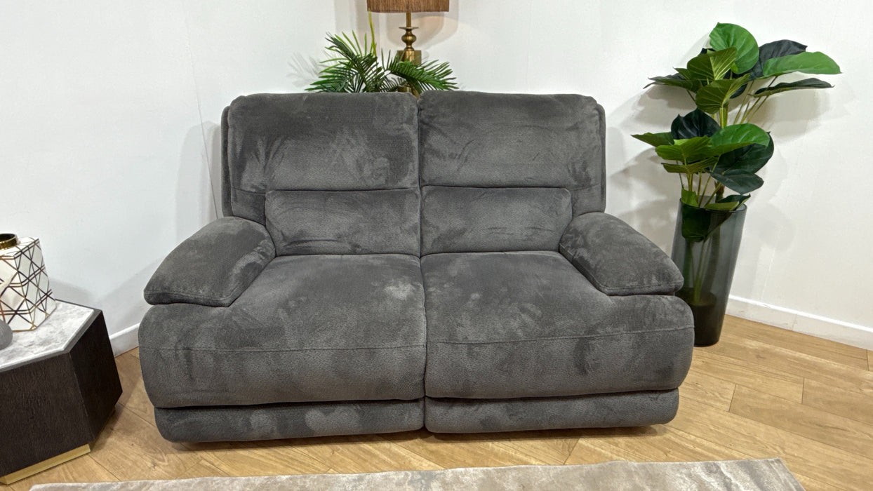 DFS Mallow 2 Seater Power Recliner in Grey