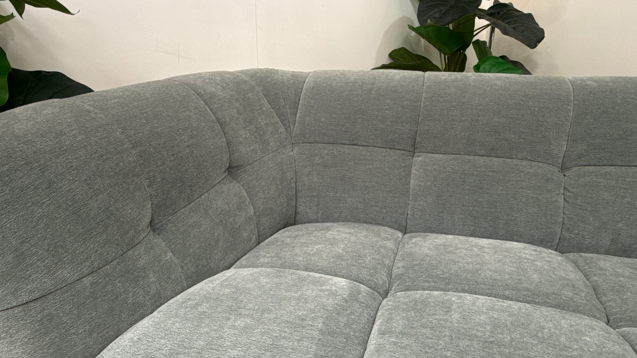 Sofology Lunar Fabric 2 Seater in Textured Chenille Seafoam