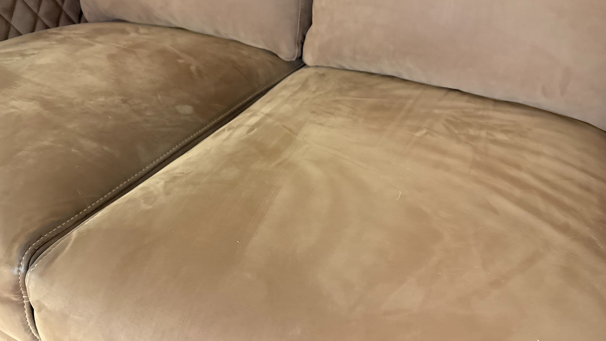 Sofology The Firenze Fabric 2 Seater in Lifestyle Nubuck Feel Pecan