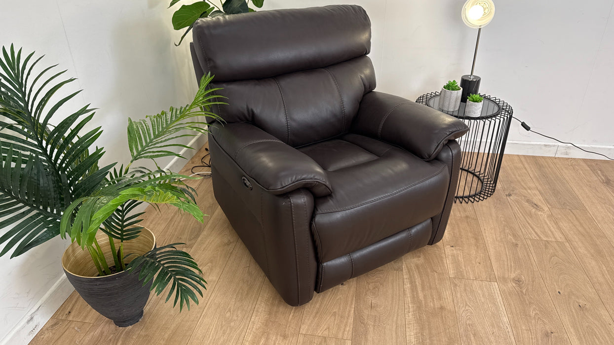 Pryme Leather Power Recliner