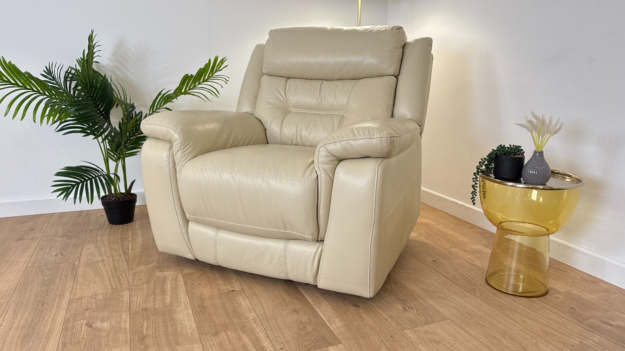 Winston Leather Manual Recliner Chair