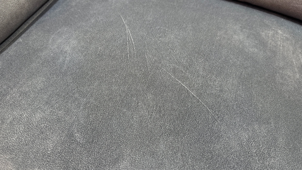 Sofology Hugo Fabric 2.5 Seater Console Power Recliner/Headrest in Lifestyle Flecked Charcoal