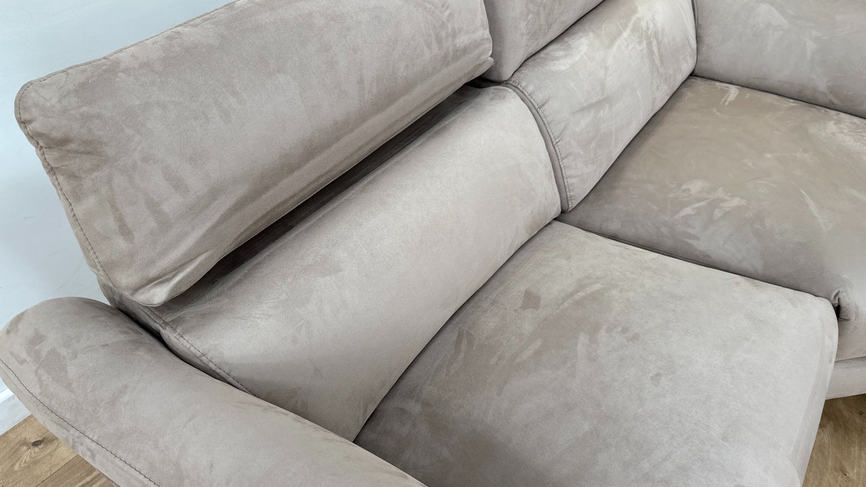 Sofology The Missouri 1 Corner 3 Fabric Recliner in Lifestyle Plush Nutmeg