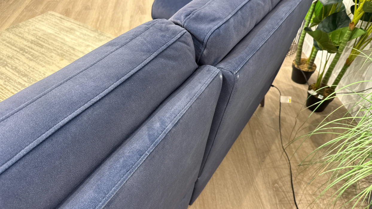 Sofology Arlo Fabric 2.5 Seater Power Recliner in Lifestyle Flecked Navy