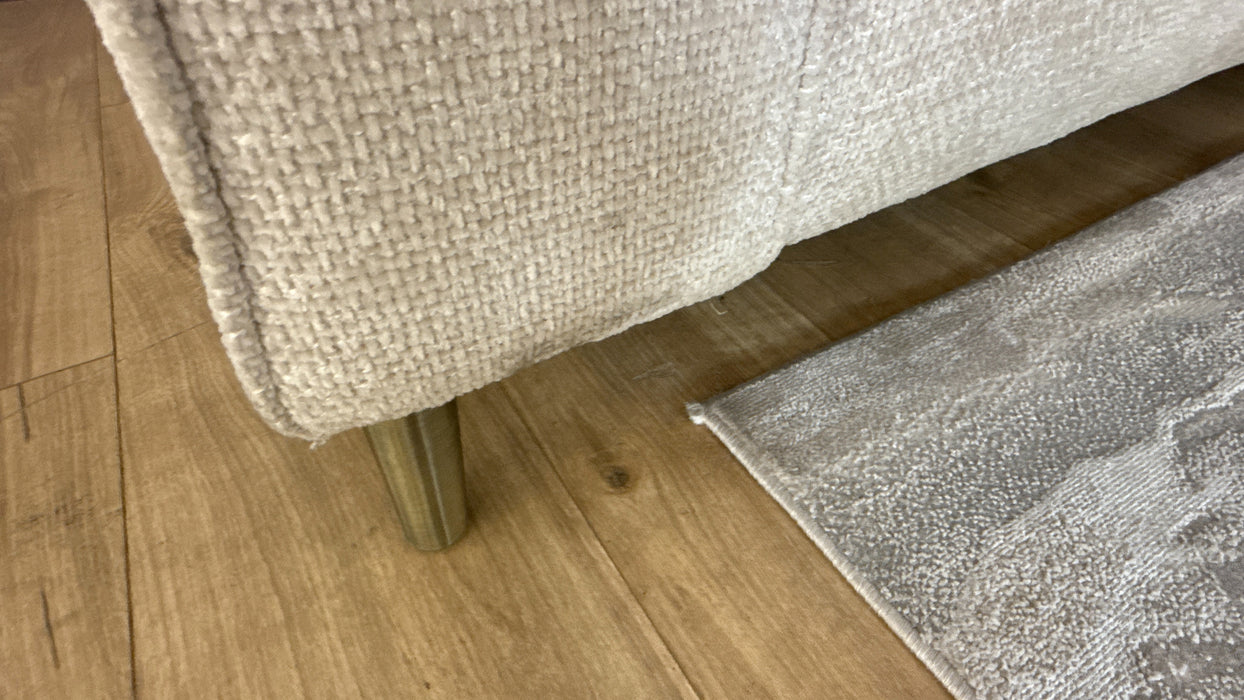 Sofology Scintillate Fabric 3 Corner 3 in Enzo Cream/Natural Mix