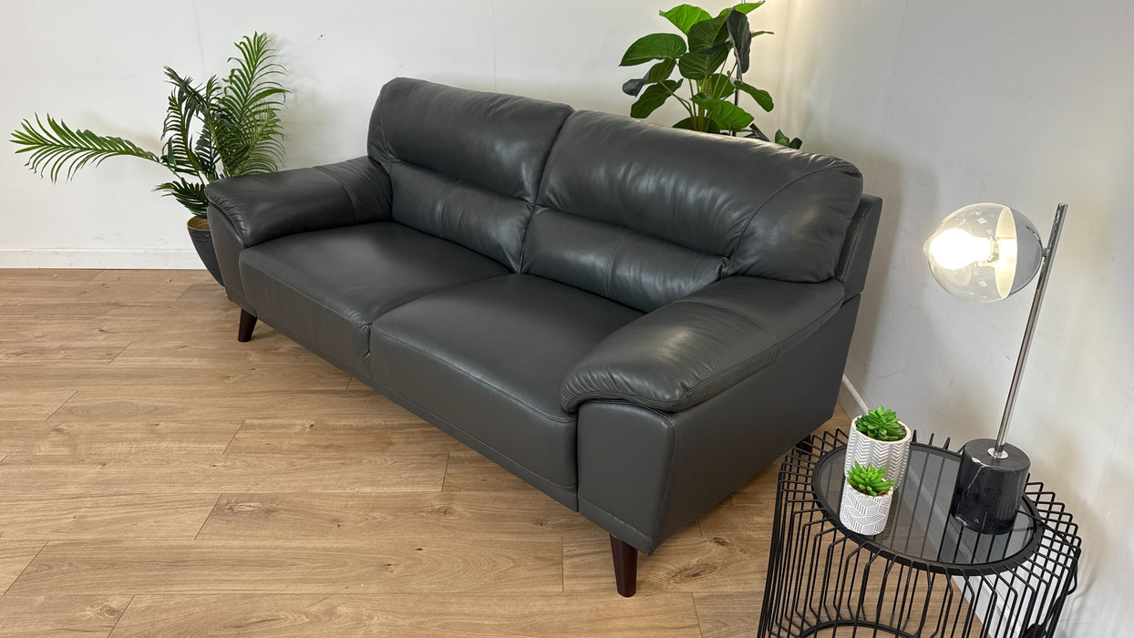 Oakham 3 Seater Leather Sofa