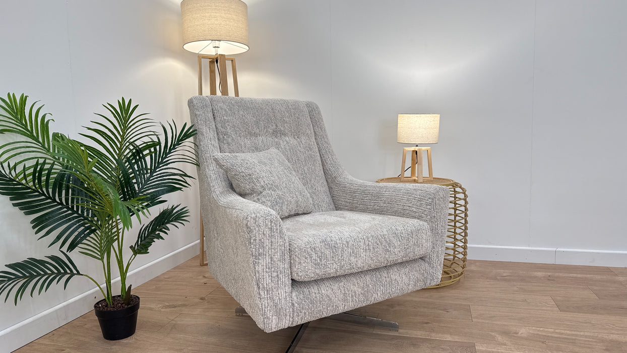 Strato Chair - Swivel Chair - Boucle Natural