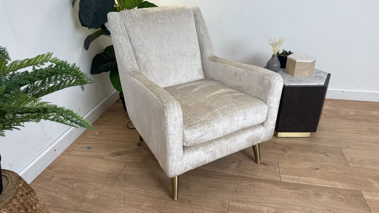 Sofology The Majestic Accent Chair in Plain Oyster All Over
