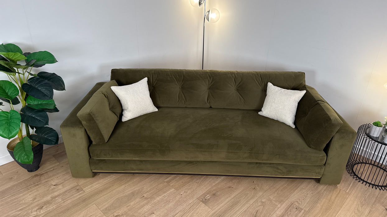 Brompton Grande Sofa - Olive