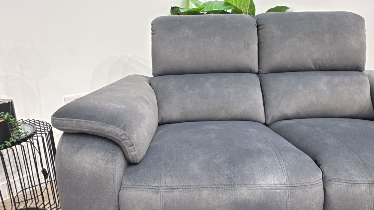 Sofology Bailey Fabric 2 Seater in Lifestyle Flecked Charcoal