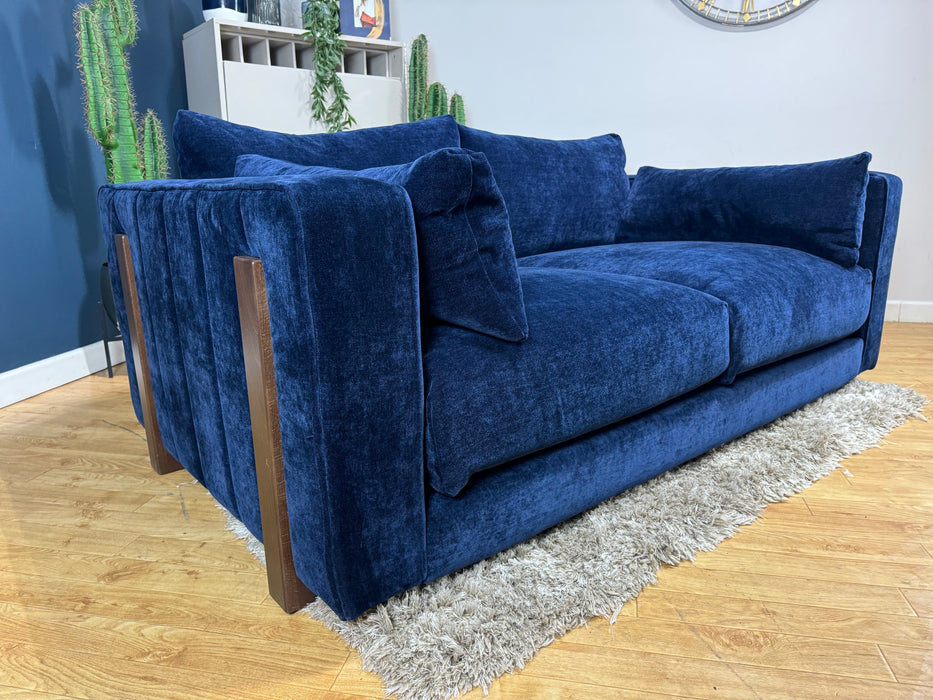 Brantwood Fabric 3 Seater  Chamonix Antique Navy (WA2)