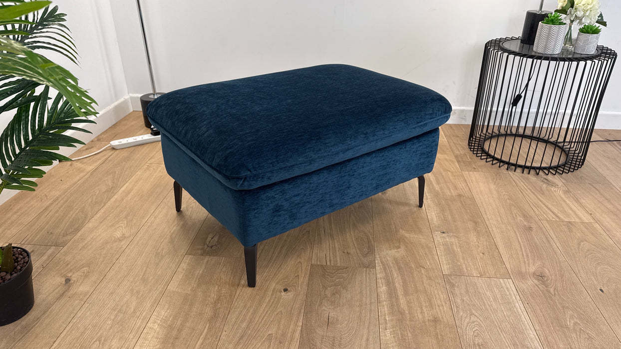 The Viento Designer Footstool - Navy