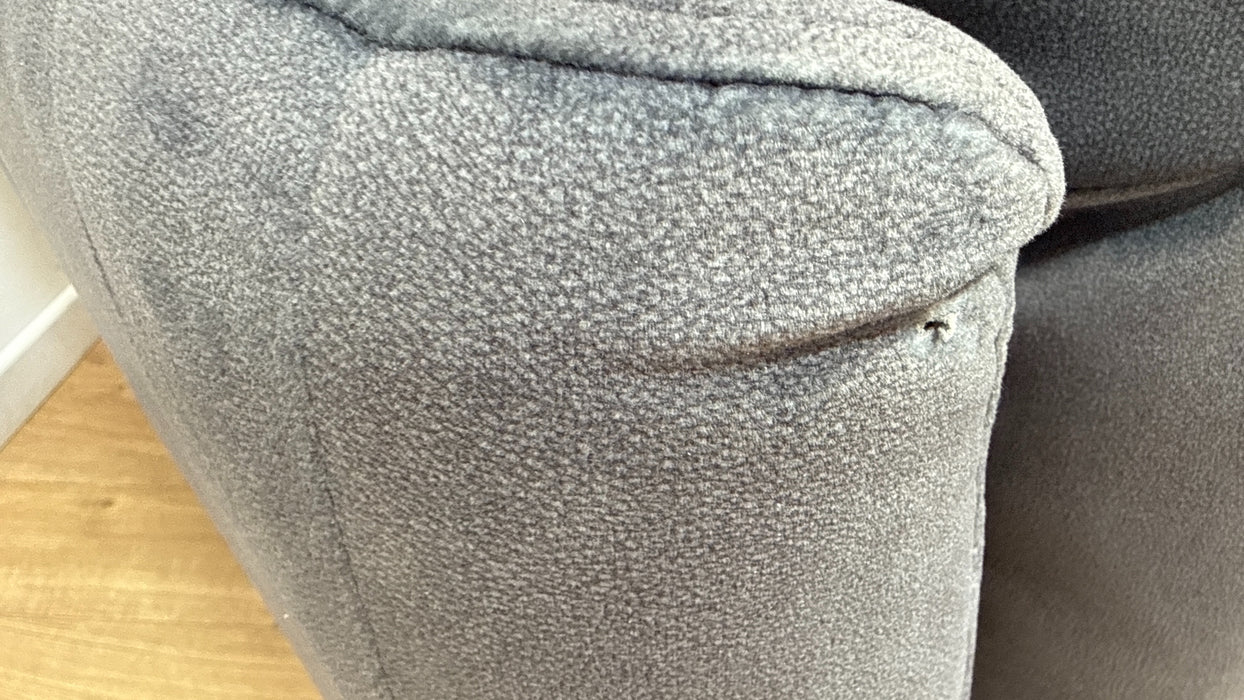 Sofology Cocoon Fabric 2 Seater in Lifestyle Flecked Fabric Charcoal