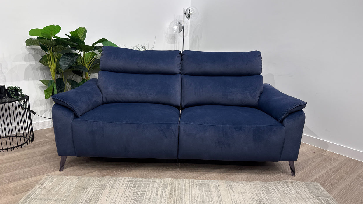Sofology Arlo Fabric 2.5 Seater Power Recliner in Lifestyle Flecked Navy