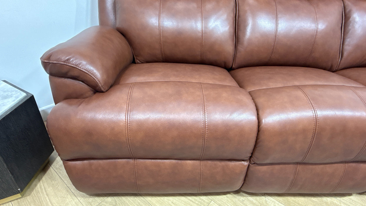 Sofology Gracie Leather 3 Seater in Trusty Sheen Butterscotch
