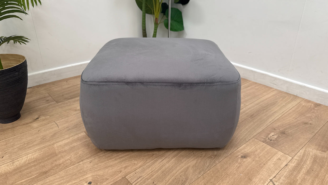 DFS Darcy Large Footstool in Steel