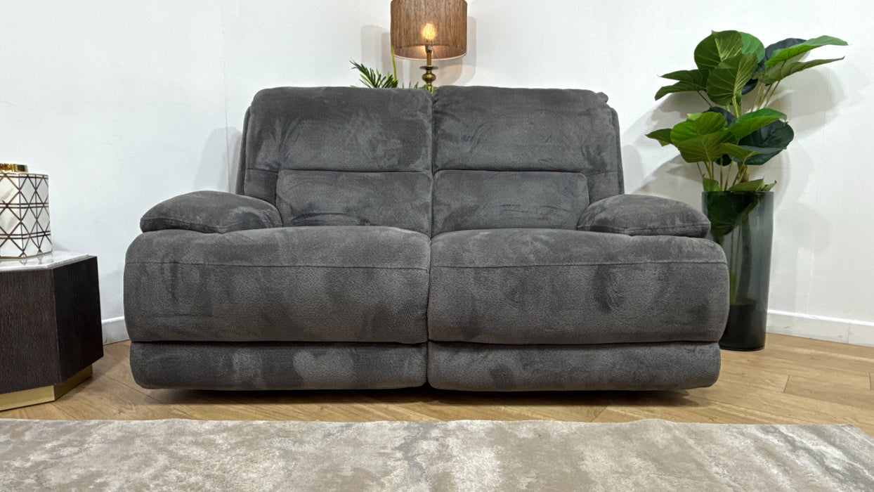 DFS Mallow 2 Seater Power Recliner in Grey