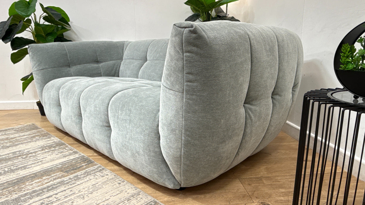 Sofology Lunar Fabric 2 Seater in Textured Chenille Seafoam