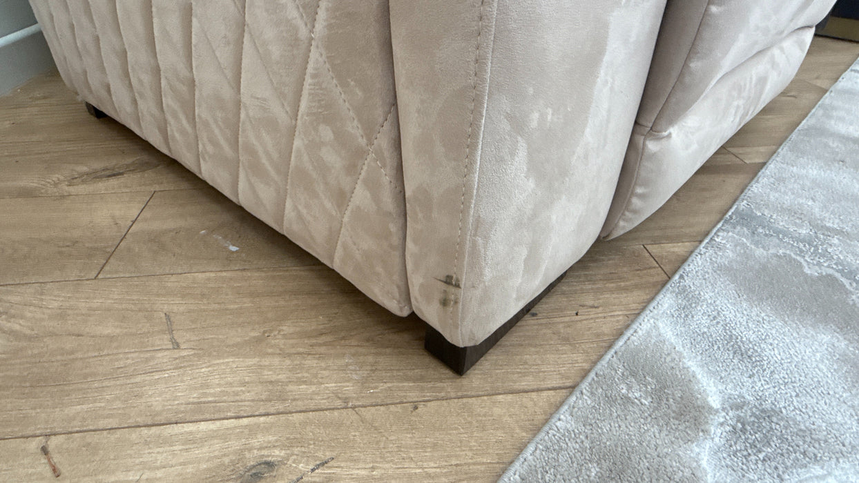 Sofology The Benz Recliner Chair in Lifestyle Plush Fabric Mink