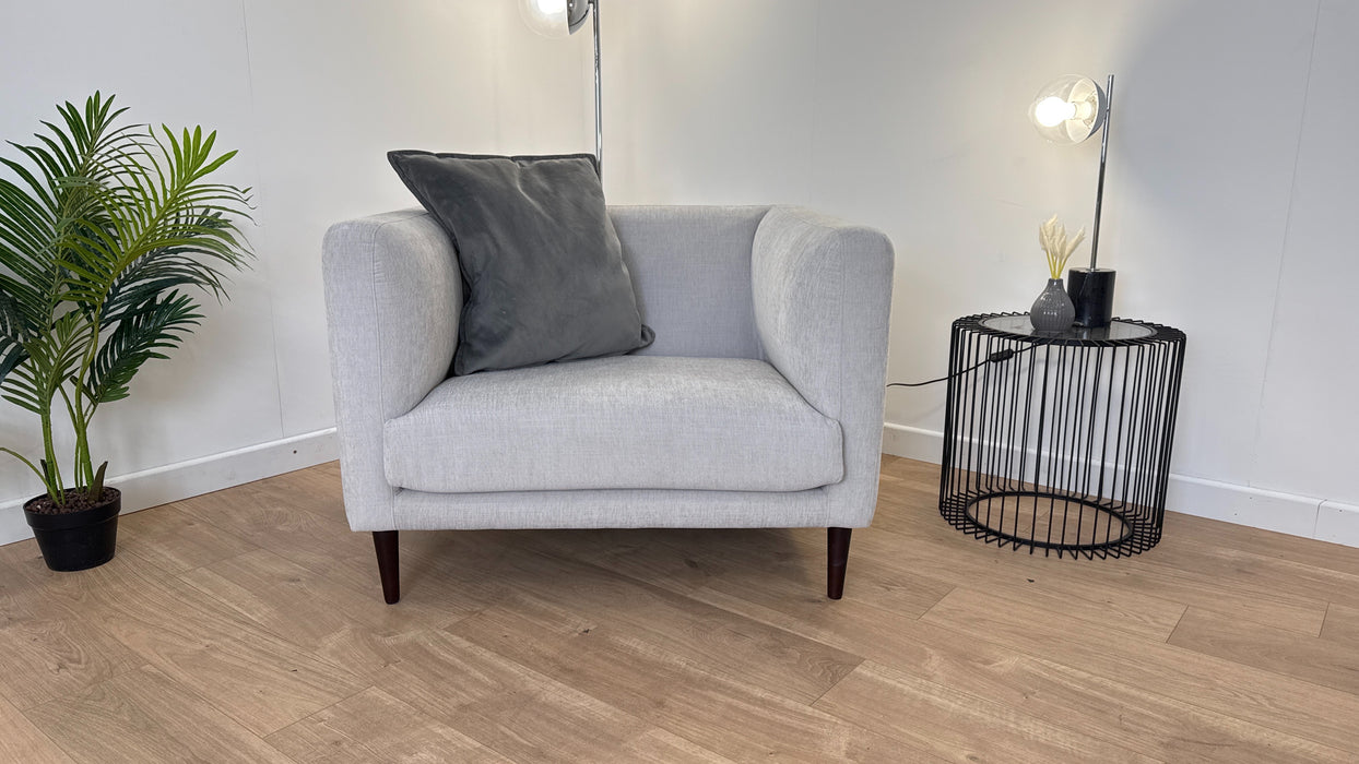 Pimlico 1 Seater - Fabric Sofa -  Artic Smoke